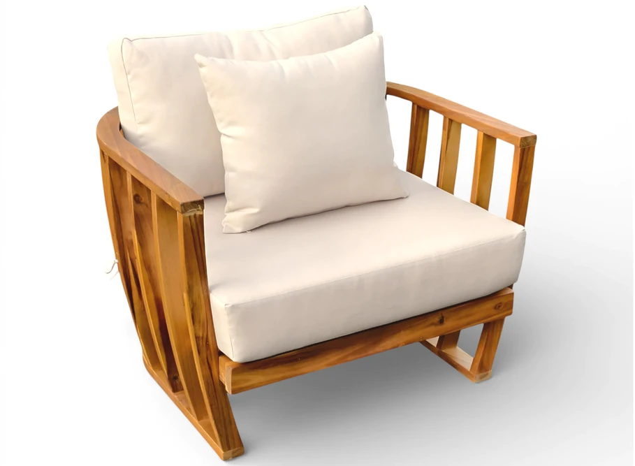 Medinių lauko baldų komplektas NUVIA CAFFE - ACACIA WOOD