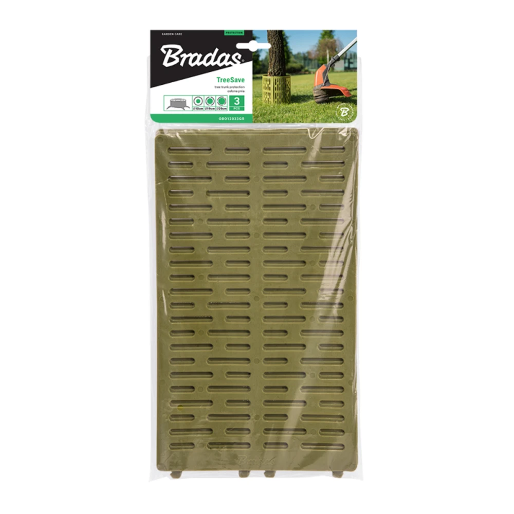 Medžių kamienų apsauga Bradas TreeSave, 3 vnt., žalia