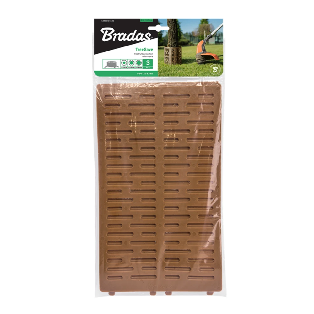 Medžių kamienų apsauga Bradas TreeSave, 3 vnt., ruda