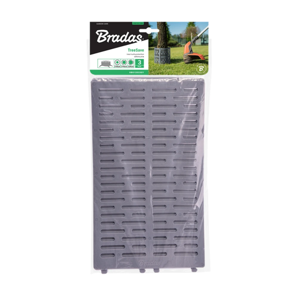 Medžių kamienų apsauga Bradas TreeSave, 3 vnt., pilka