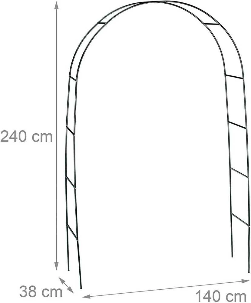 Metalinė atrama - arka vijokliniams augalams, 240 cm