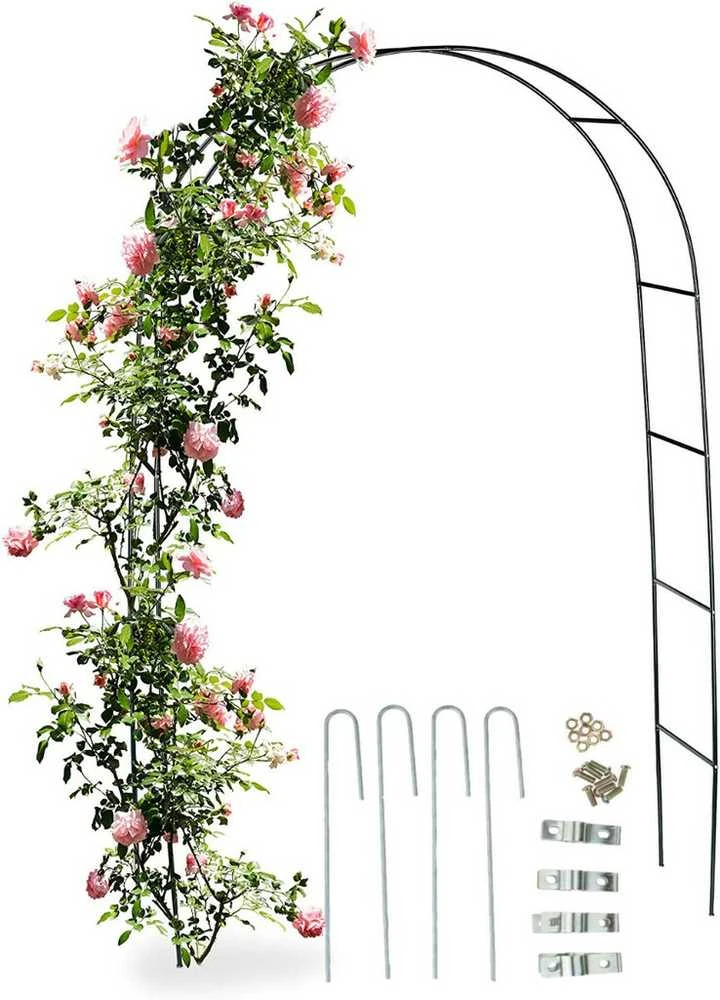 Metalinė atrama - arka vijokliniams augalams, 240 cm