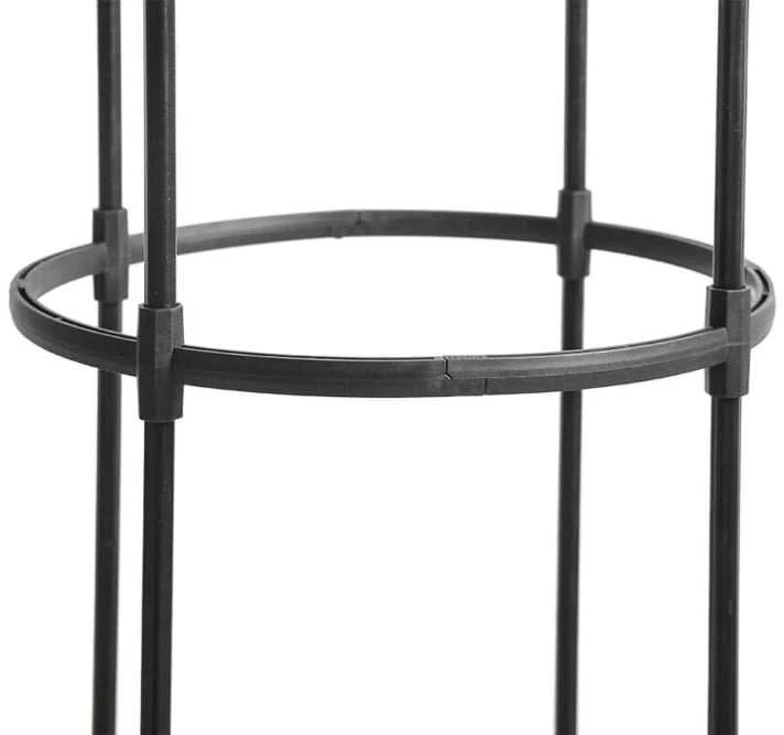 Metalinė atrama vijokliniams augalams, 180 cm, juoda