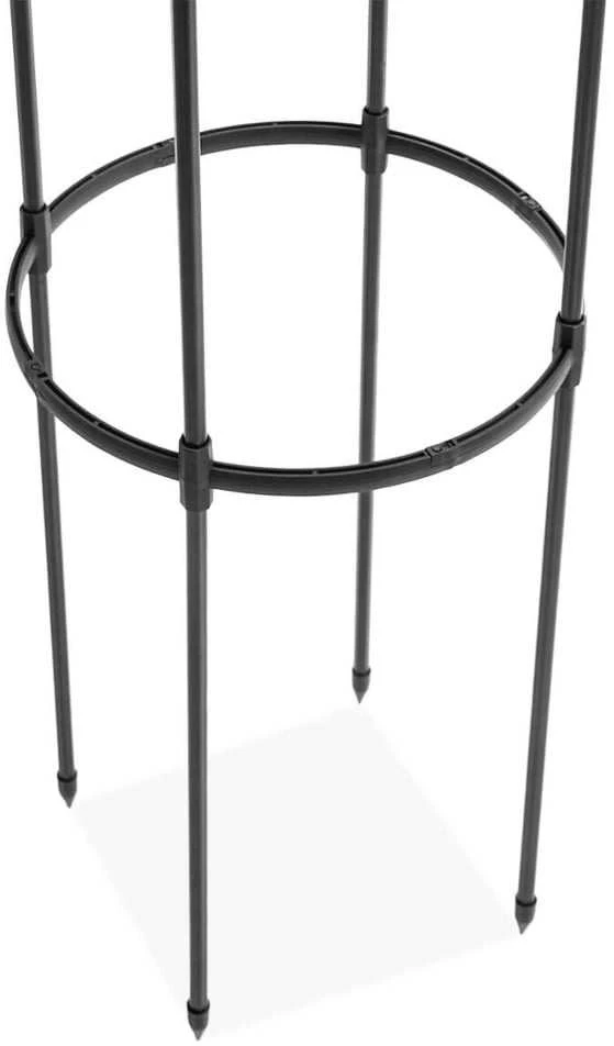 Metalinė atrama vijokliniams augalams, 180 cm, juoda