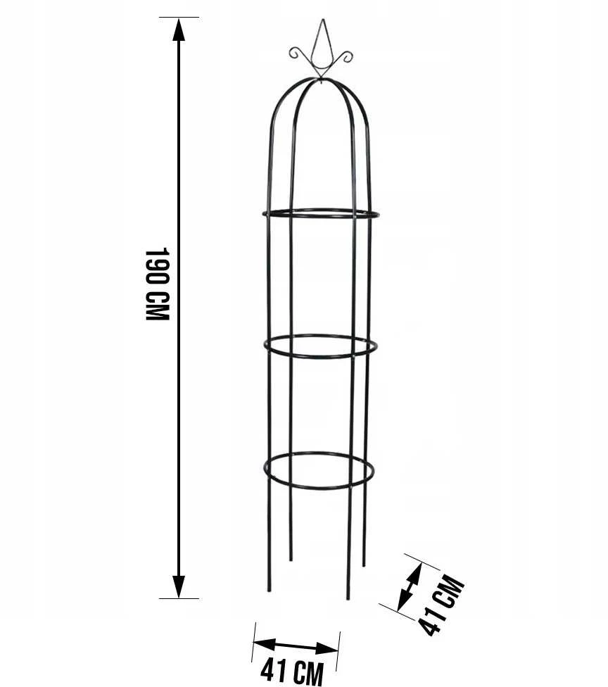 Metalinė atrama vijokliniams augalams, 190 cm