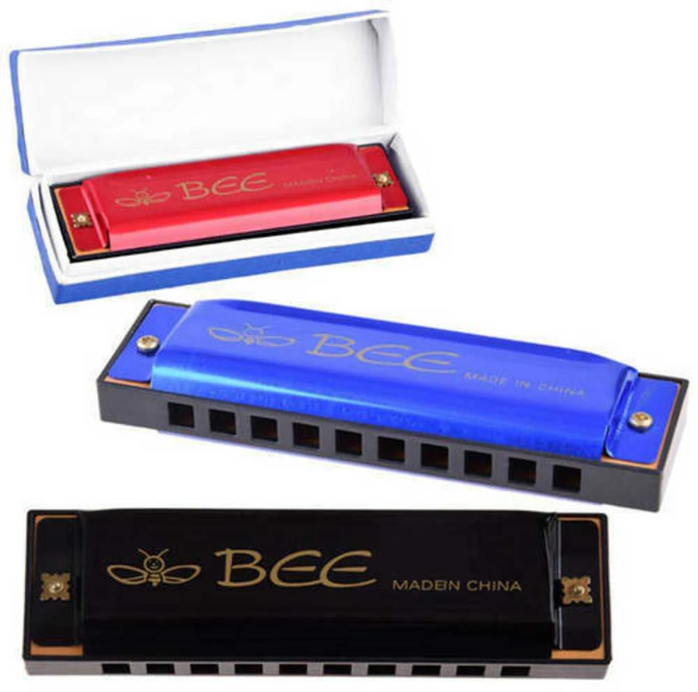 Metalinė lūpinė armonikėlė Bee (1 vnt.)