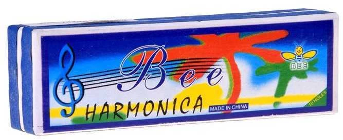 Metalinė lūpinė armonikėlė Bee (1 vnt.)