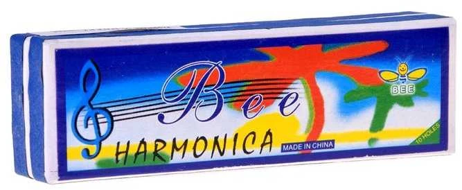 Metalinė lūpinė armonikėlė Bee (1 vnt.)