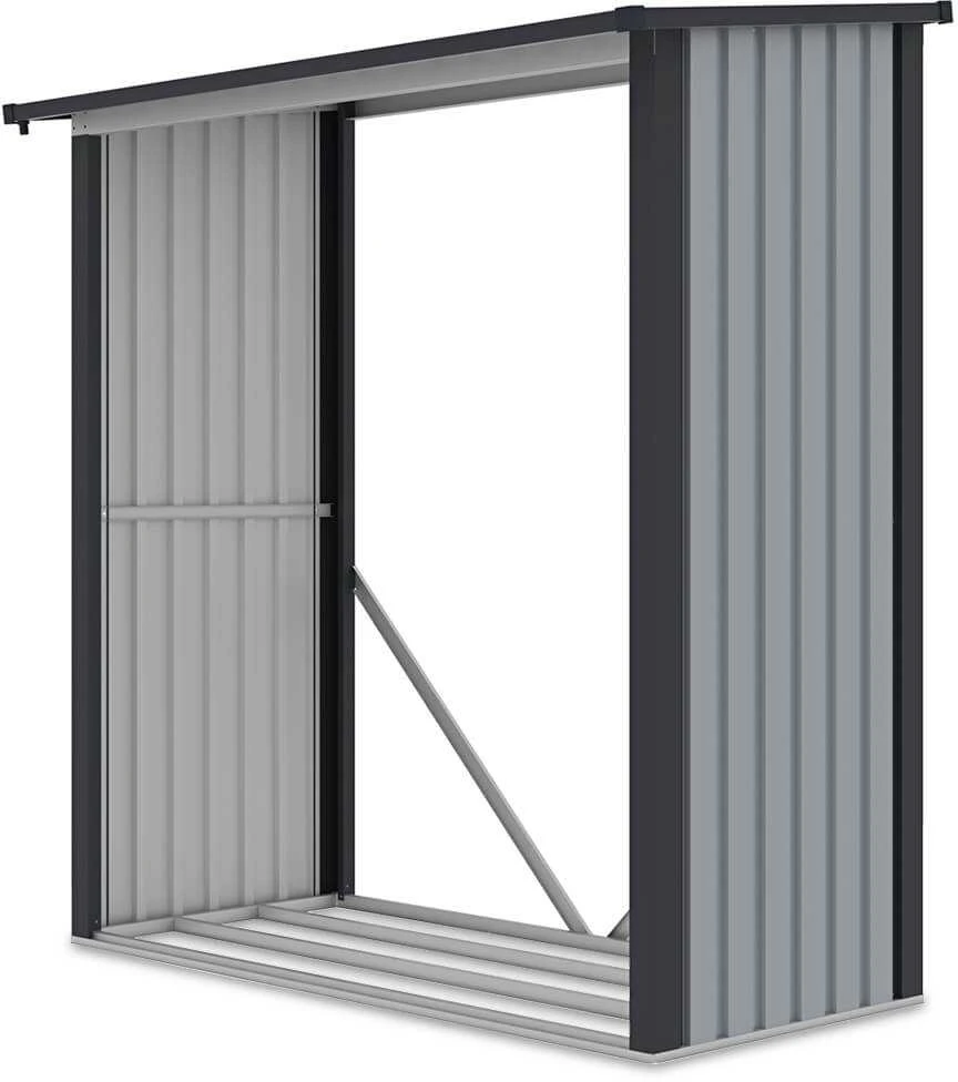 Metalinė malkinė DENVER 6x3, Light Pilkas