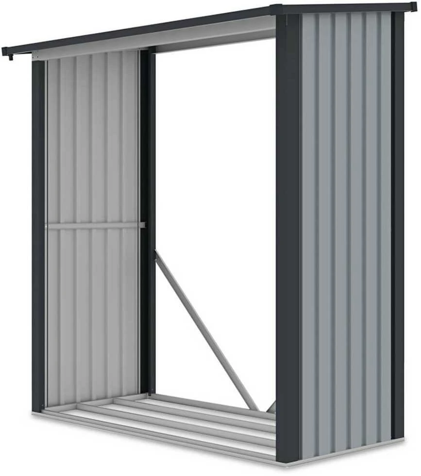 Metalinė malkinė DENVER 6x3, Light Pilkas