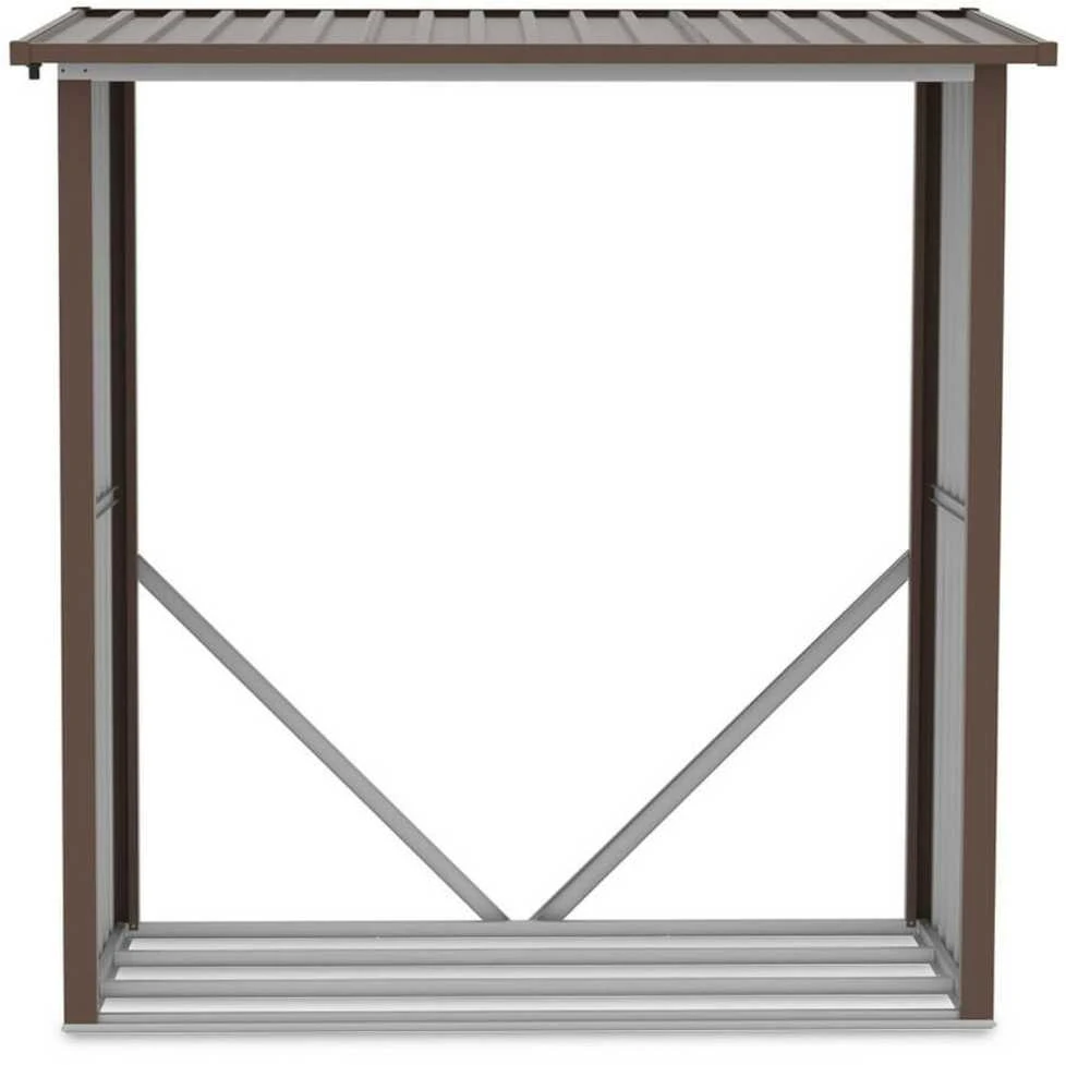 Metalinė malkinė DENVER 6x3, Oak Brown