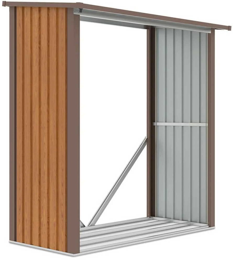 Metalinė malkinė DENVER 6x3, Oak Brown