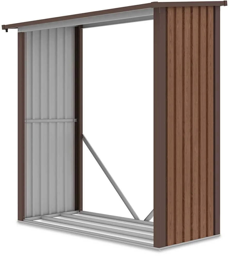 Metalinė malkinė DENVER 6x3, Walnut