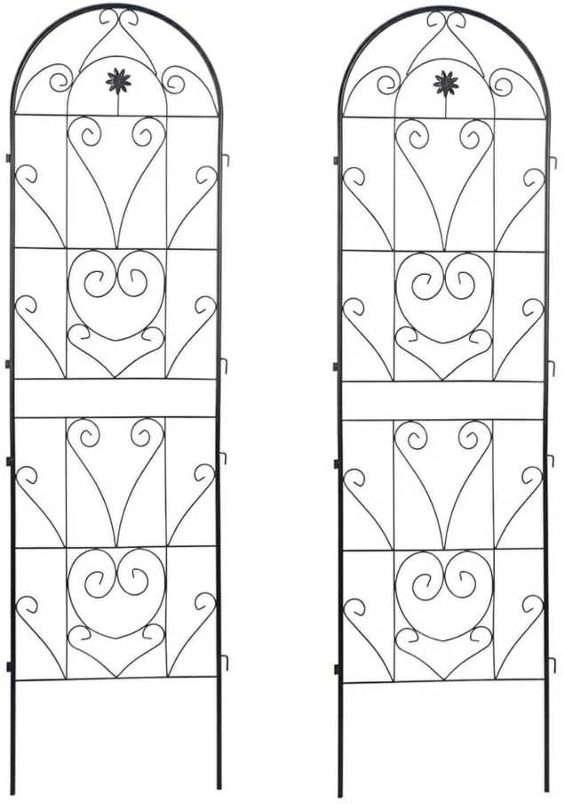 Metalinės atramos vijokliniams augalams, 190x55 cm, 2 vnt. (Nr. 1)