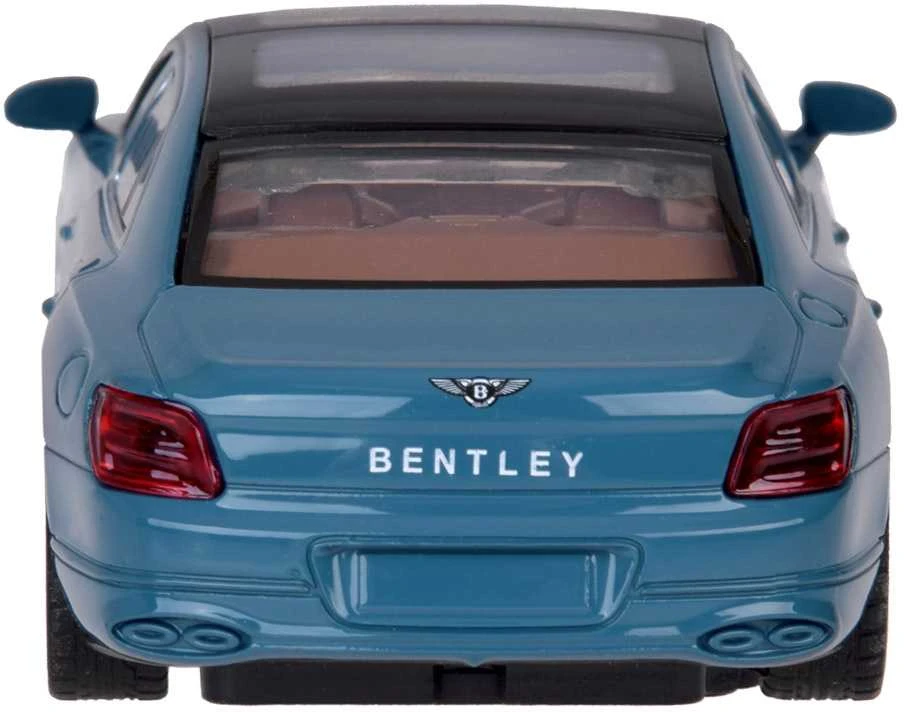 Metalinis automobilis BENTLEY FLYING SPUR HYBRID su garso ir šviesos efektais, mėlynas