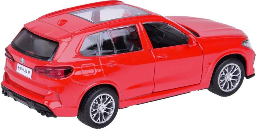 Metalinis automobilis BMW X5M, raudonas