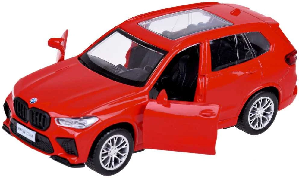 Metalinis automobilis BMW X5M, raudonas