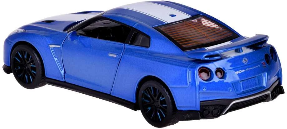 Metalinis automobilis Nissan GT-R, mėlynas