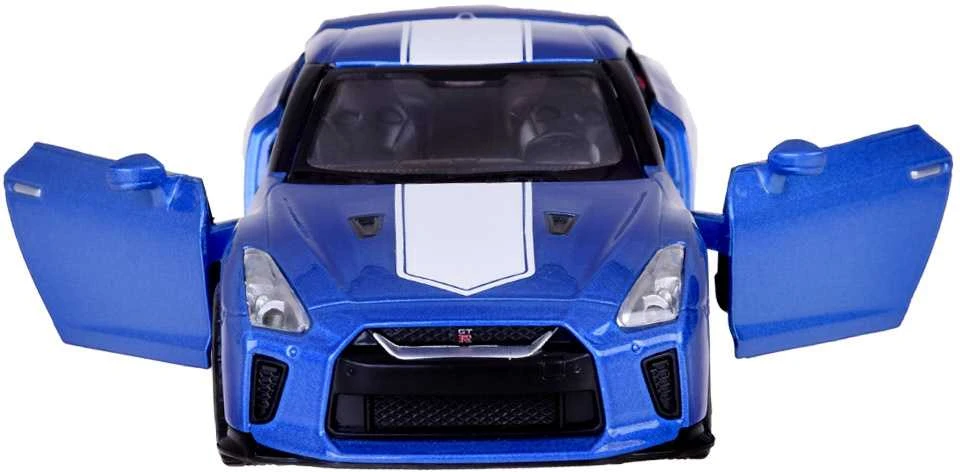 Metalinis automobilis Nissan GT-R, mėlynas
