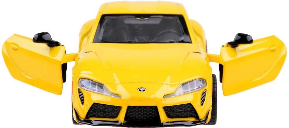 Metalinis automobilis Toyota GR Supra, geltonas