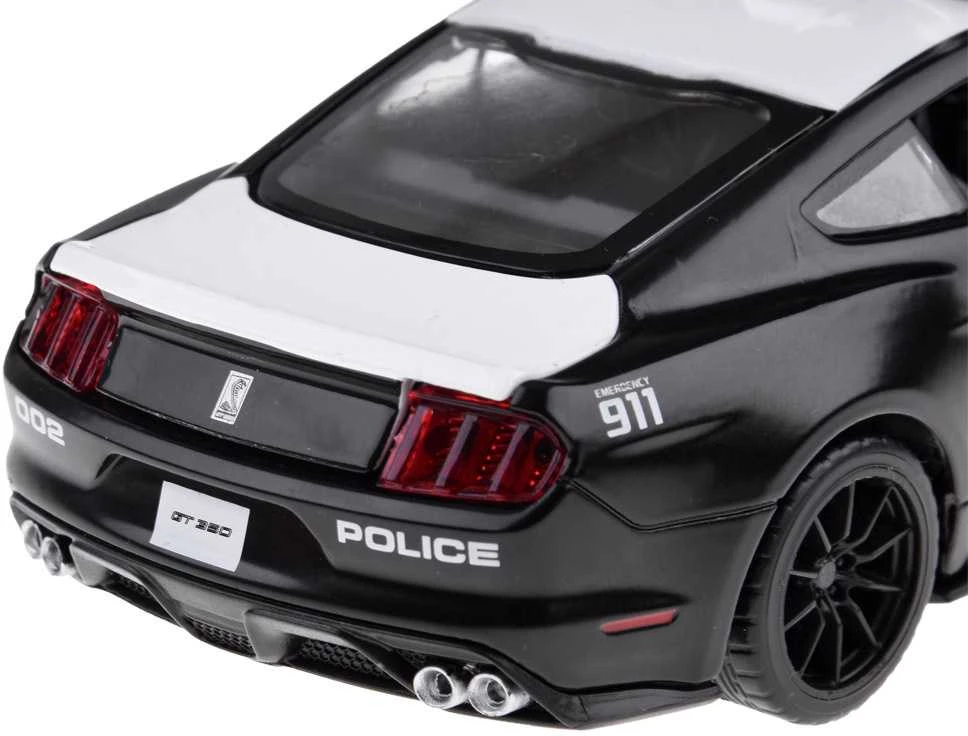 Metalinis policijos automobilis Ford Shelby GT350 su šviesos efektais