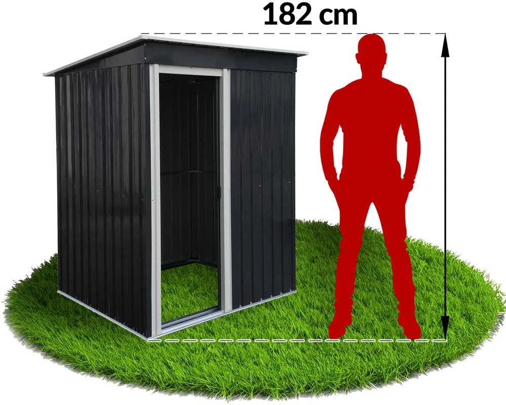 Metalinis sodo namelis, 151x130x182 cm