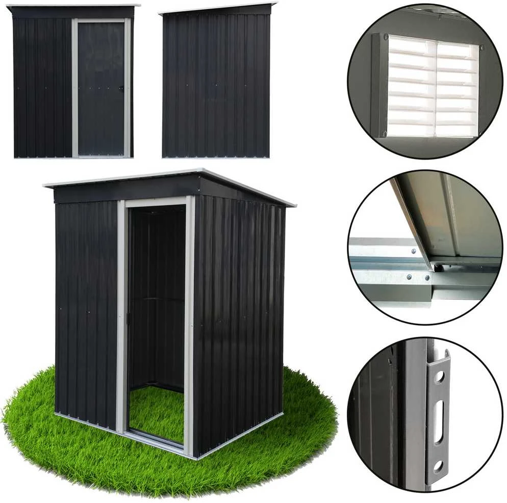 Metalinis sodo namelis, 151x130x182 cm