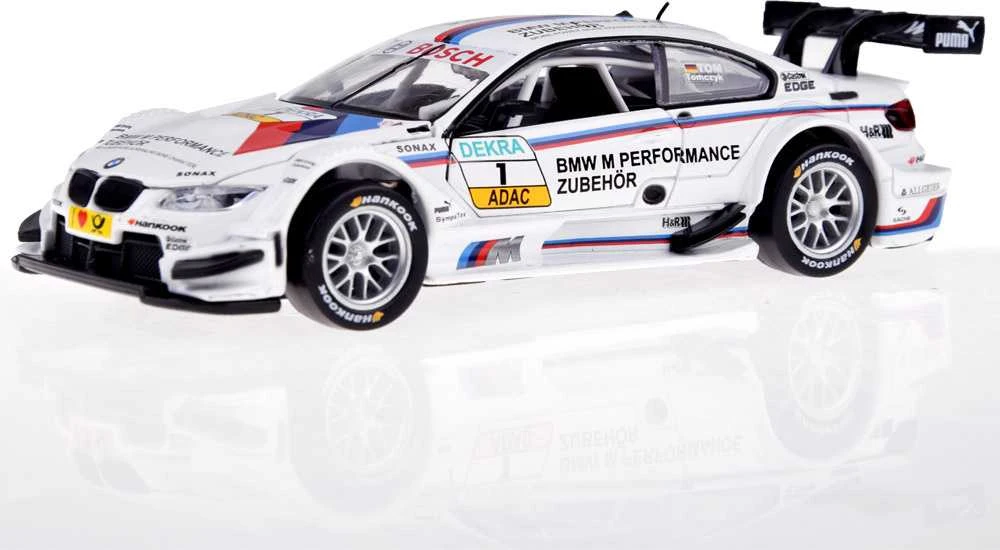 Metalinis sportinis automobilis BMW M3 DTM su šviesos ir garso efektais