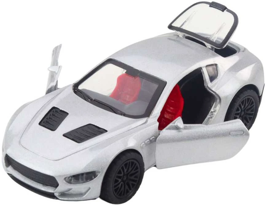 Metalinis sportinis automobilis su šviesos ir garso efektais (1 vnt.)