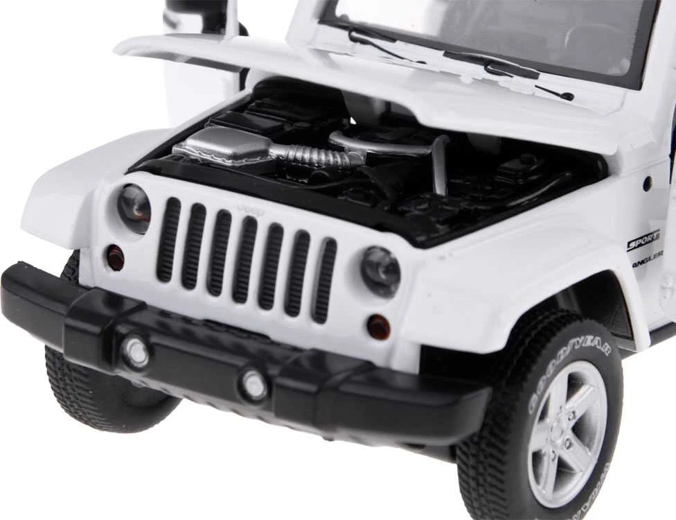 Metalinis visureigis Jeep Wrangler, baltas