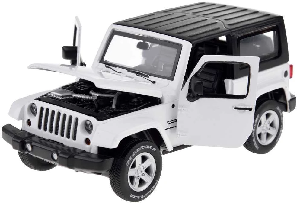 Metalinis visureigis Jeep Wrangler, baltas
