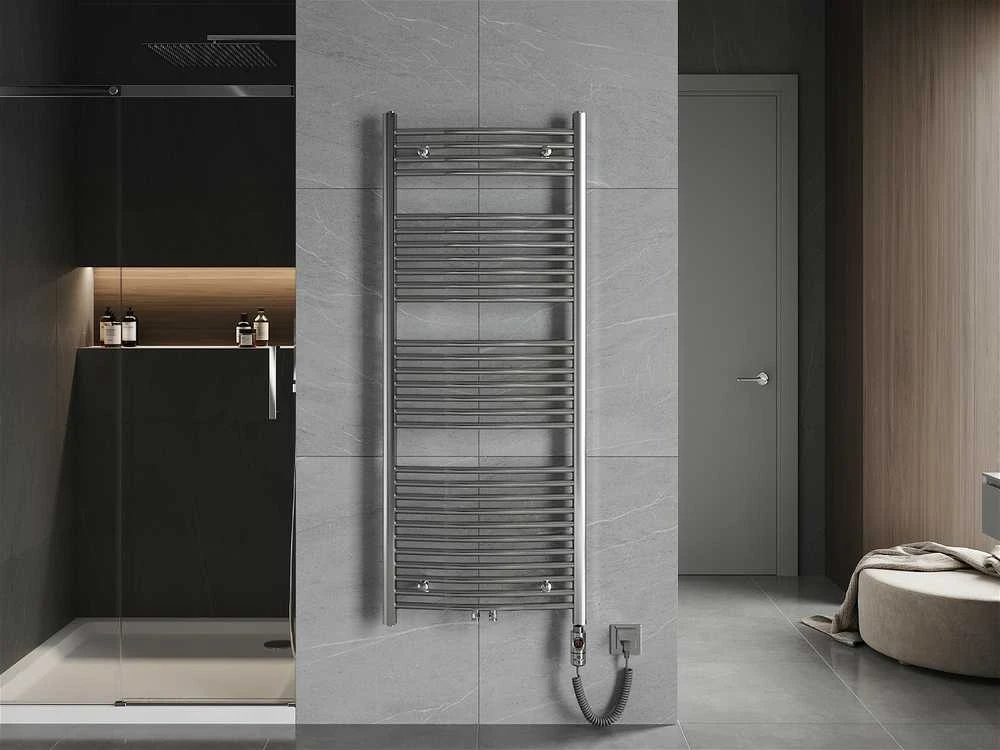 Mexen Ares elektrinis radiatorius, 1500 x 600 mm, 600 W, chromo