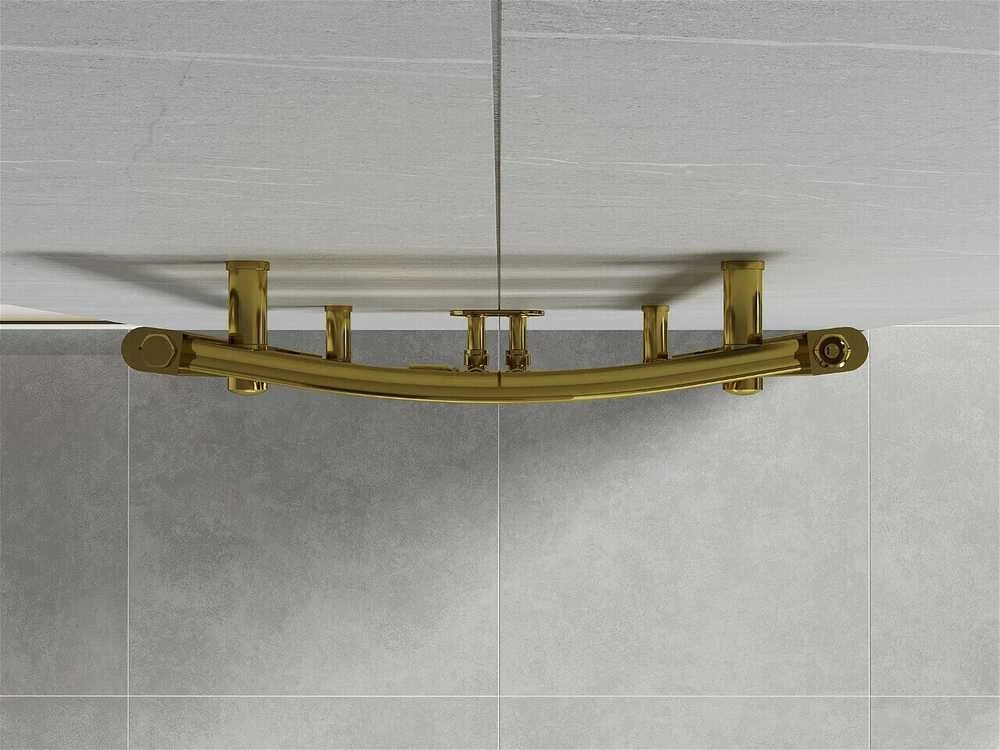 Mexen Ares vonios radiatorius, 1200 x 500 mm, 420 W, auksinis
