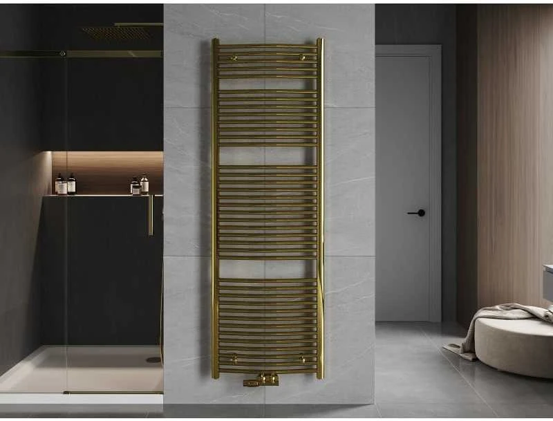 Mexen Ares vonios radiatorius, 1800 x 600 mm, 757 W, auksinis