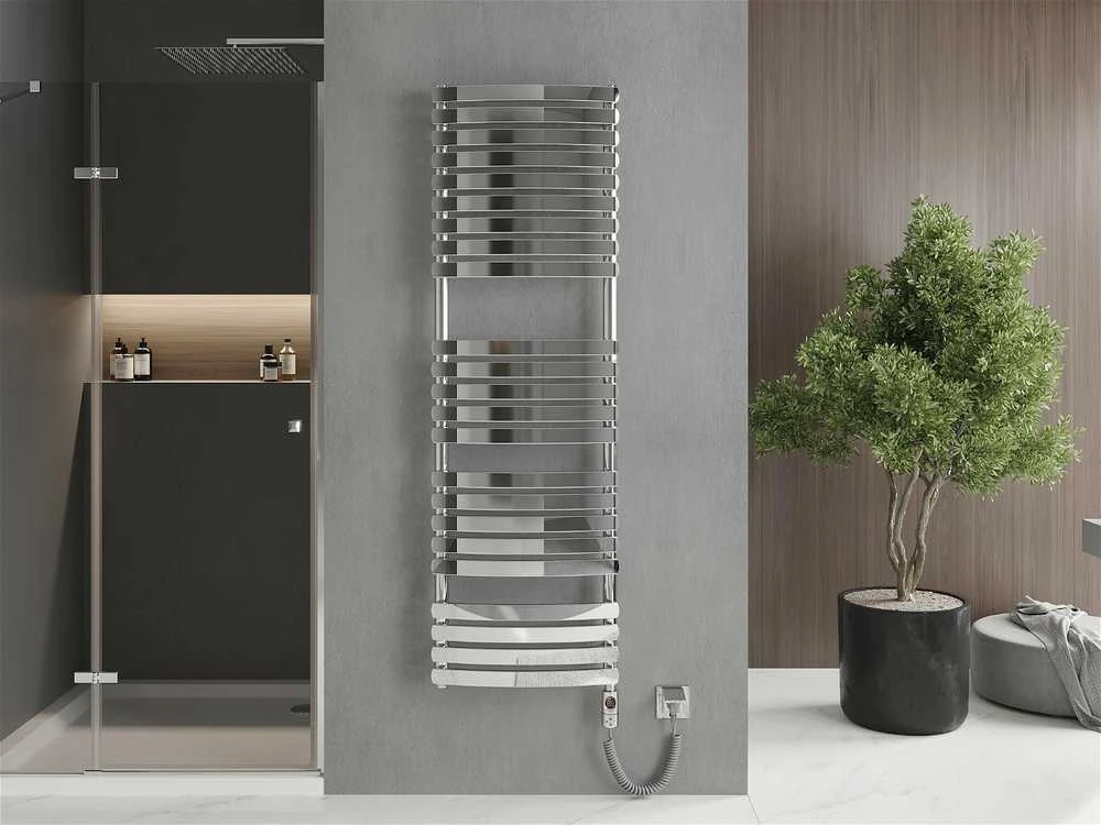Mexen Bachus elektrinis radiatorius, 1600 x 500 mm, 900 W, chromo