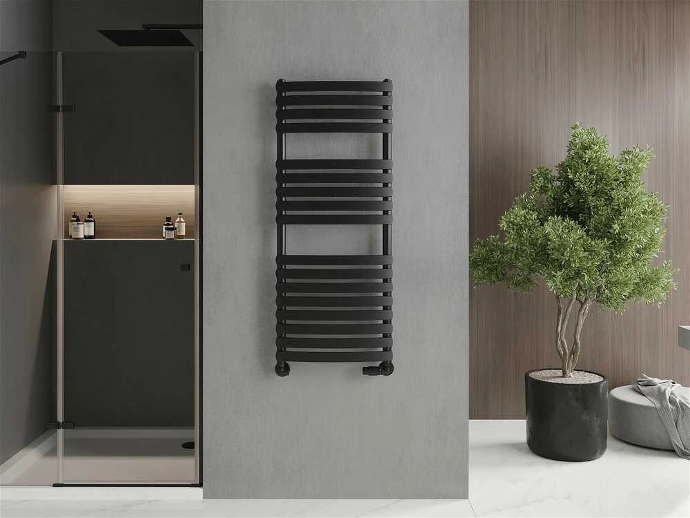 Mexen Bachus vonios radiatorius, 1200 x 500 mm, 619 W, juodas
