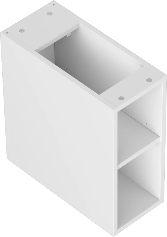 Mexen Box-A spintelė su lentyna, 20 cm, Baltas matt