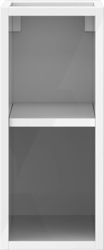 Mexen Box-A spintelė su lentyna, 20 cm, Baltas glossy