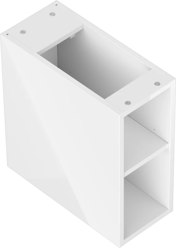 Mexen Box-A spintelė su lentyna, 20 cm, Baltas glossy