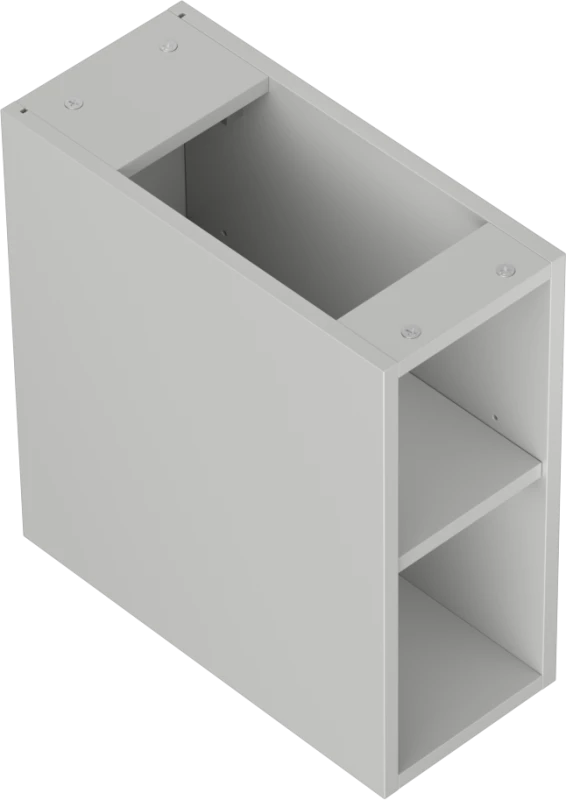 Mexen Box-A spintelė su lentyna, 20 cm, Pilkas matt