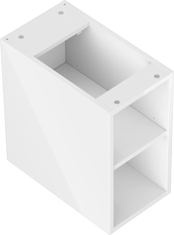 Mexen Box-A spintelė su lentyna, 25 cm, Baltas glossy