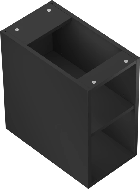 Mexen Box-A spintelė su lentyna, 25 cm, Juodas matt