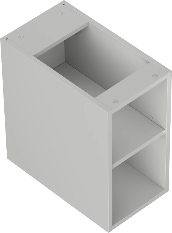 Mexen Box-A spintelė su lentyna, 25 cm, Pilkas matt