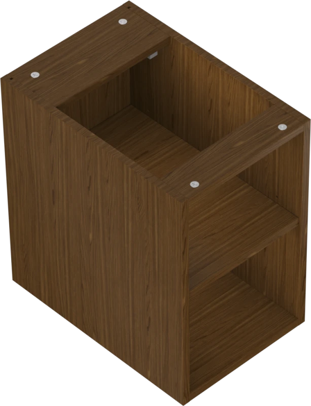 Mexen Box-A spintelė su lentyna, 30 cm, Nut