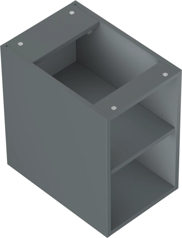 Mexen Box-A spintelė su lentyna, 30 cm, Graphite matt