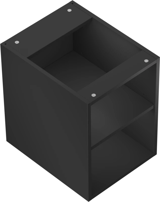Mexen Box-A spintelė su lentyna, 35 cm, Juodas matt