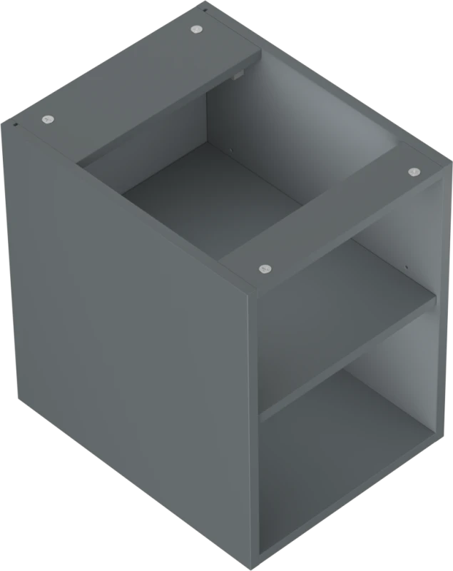 Mexen Box-A spintelė su lentyna, 35 cm, Graphite matt