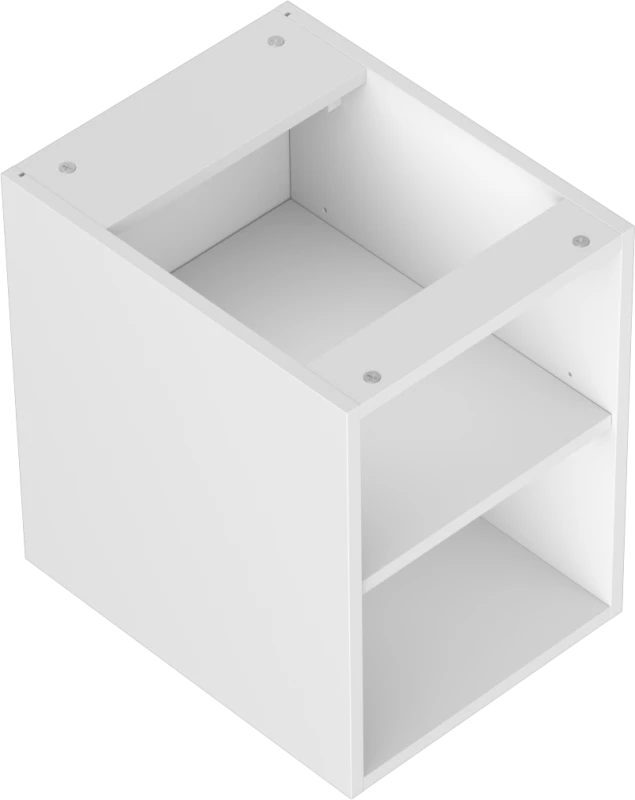 Mexen Box-A spintelė su lentyna, 35 cm, Baltas matt