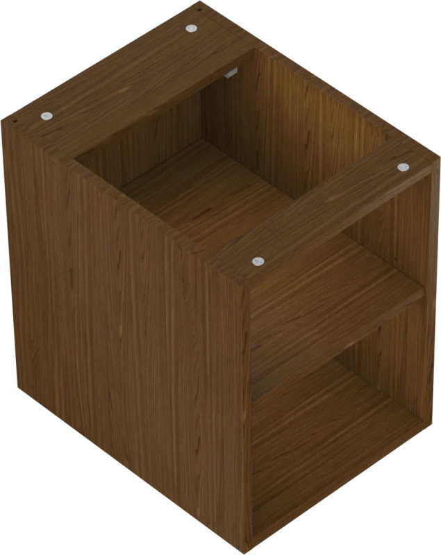 Mexen Box-A spintelė su lentyna, 35 cm, Nut
