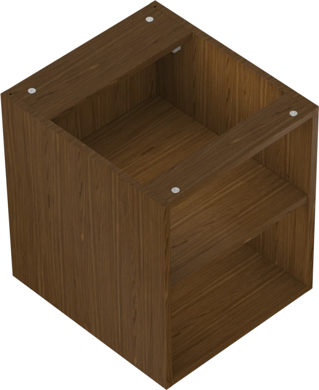 Mexen Box-A spintelė su lentyna, 40 cm, Nut